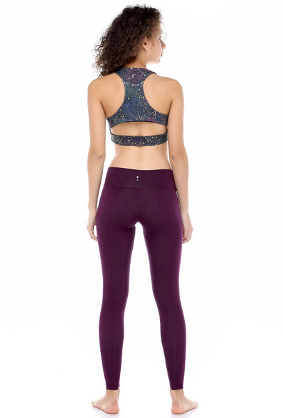 Ganesha purple legging
